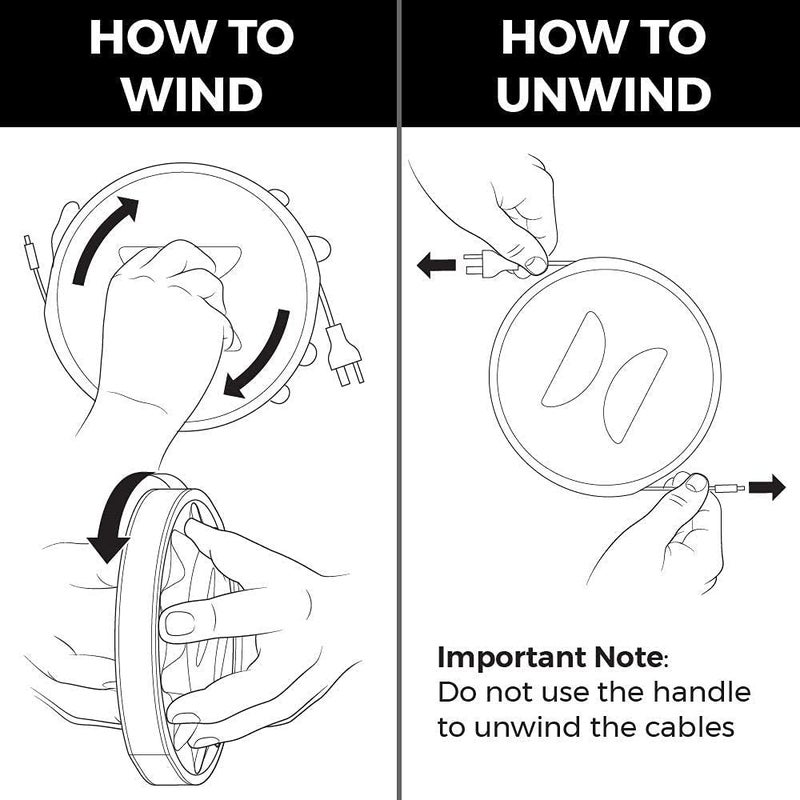 HumanCentric Cord Winder for Macbook Charger Organizer, Cable Reel for Macbook Chargers, Travel Mac Charging Case for USB-C 29W and 30W, Apple Macbook Pro + Air Power Cord Storage Protector, Small - Image 5